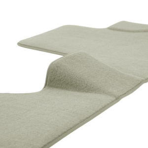 Podloge, hrbet iz vrhunskega velurja, sive barve